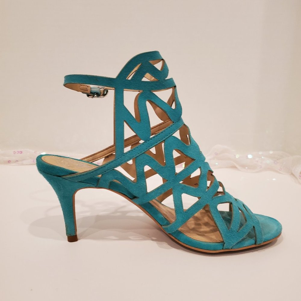 Vince Camuto Aqua Strappy Heels